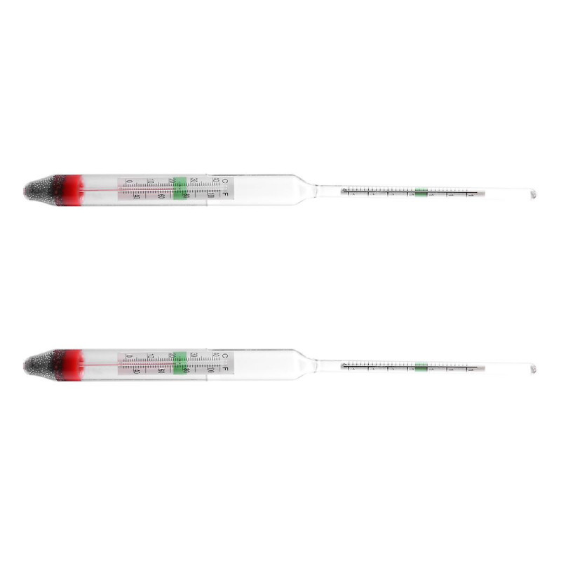 2pcs Fish Tank Accurate Hydrometer Salt Water Salinity Meter Salinimeter Glass Floating Areometer