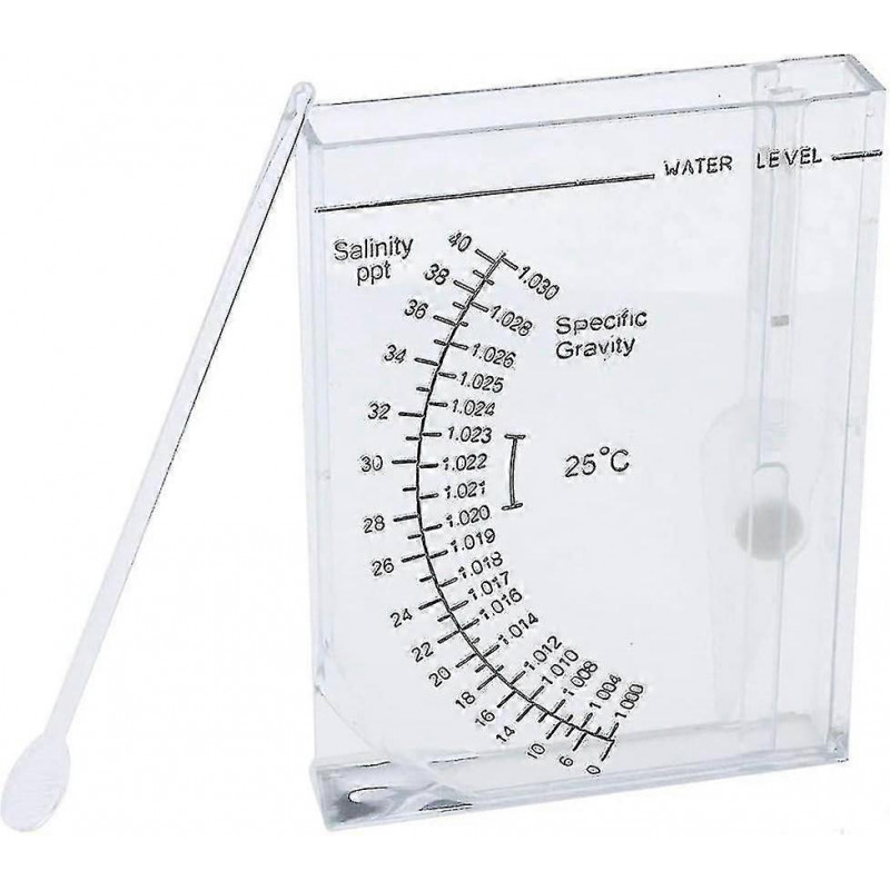 Salinity Tester Sea Specific Gravity Test for Fish Tank Pond Water Saltwater Freshwater Accurate
