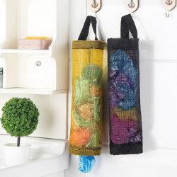 1pc Kitchen Grocery Bag Wall Mount Plastic Bag Holder Dispenser Hanging Storage Trash Garbage 1pc Kitchen Grocery Bag Wall Mount Plastic Bag Holder Dispenser Hanging Storage Trash Garbage