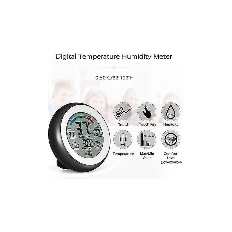 Digital Hermometer Hygrometer Humidity Temperature Monitor