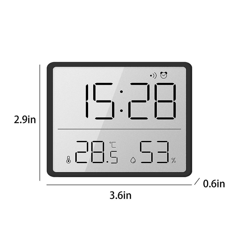 L’horloge numérique électronique à écran LCD mince peut être accrochée au mur avec aspiration magnétique peut être [...]