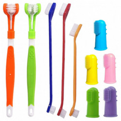 1 Set Pet Toothbrush 360 Degrees Cleaning Finger Toothbrush Kit Soft Bristles Ergonomic Design Pet Dental Brush [...]