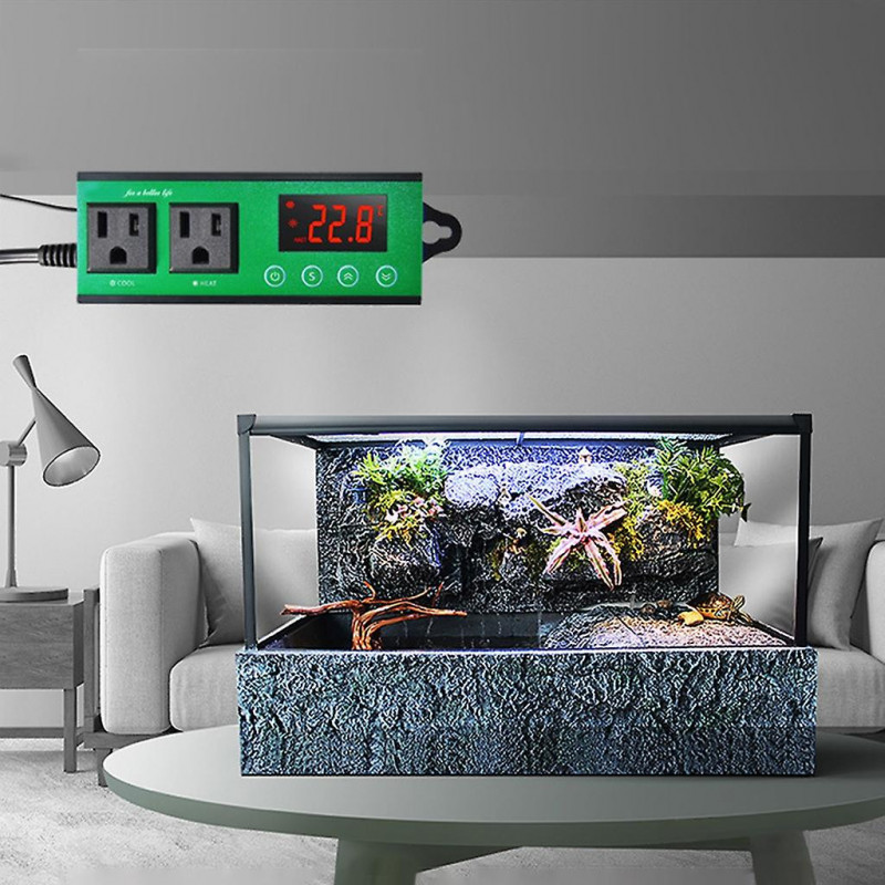 Reptile Thermostat Digital Reptile Pet Nest Thermostat High Precise Probe