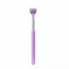 YALINA Three Sided Toothbrush 418 Adult Purple