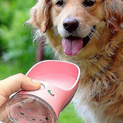 Bouteille d’eau pour chien, bouteille d’eau portable pour animaux de compagnie pour marcher à l’épreuve des fuites Pupp