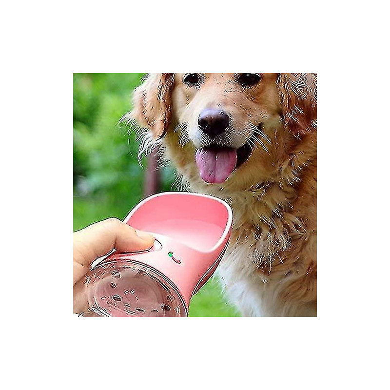 Bouteille d’eau pour chien, bouteille d’eau portable pour animaux de compagnie pour marcher à l’épreuve des fuites Pupp