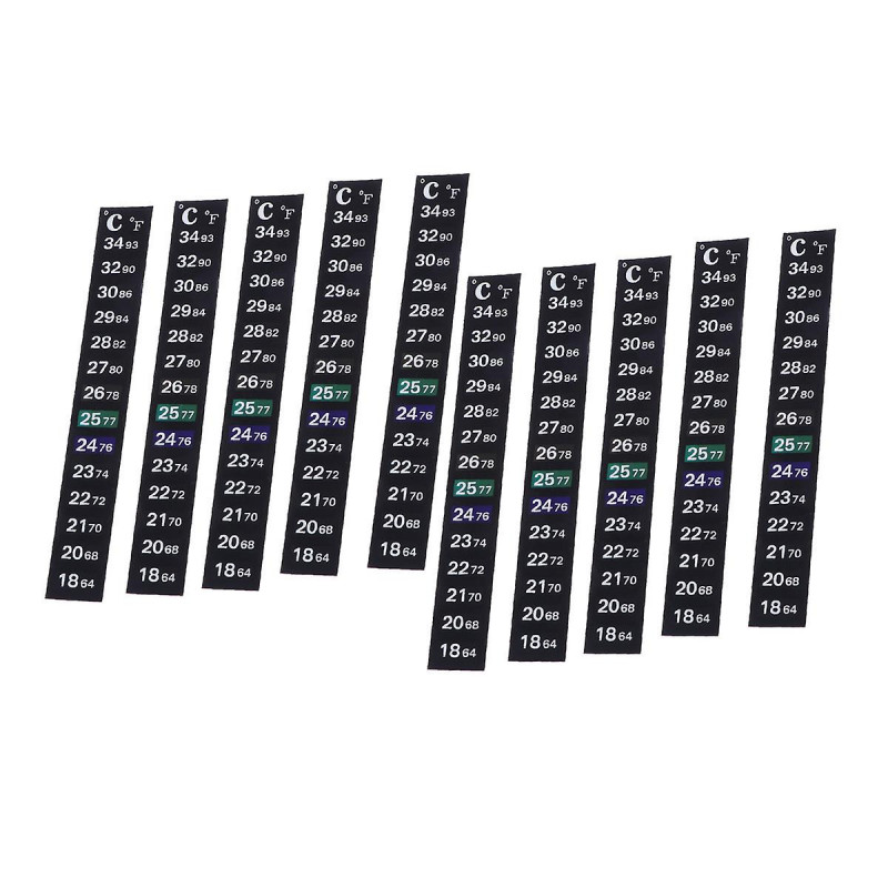 10 Pcs Numbers Stickers Aquarium Sticker Temperature Sticker Adhesive Sticker Aquarium