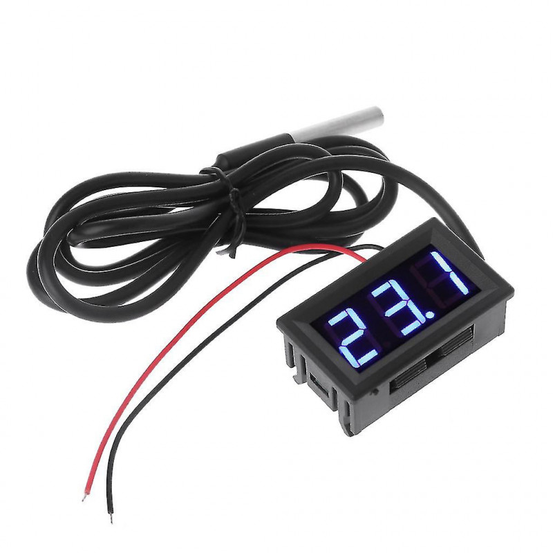 0.56 « Ds18b20 Thermomètre numérique Sonde de capteur de température étanche Dc 12v 24v