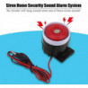 Mini Alarm Siren For The House, Plastic/metal, 110 Db, Black/red