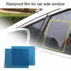1 Pair Side Window Anti-fog Waterproof Pet Rainproof Film Square Protective Stickers For Car Auto