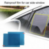 1 Pair Side Window Anti-fog Waterproof Pet Rainproof Film Square Protective Stickers For Car Auto
