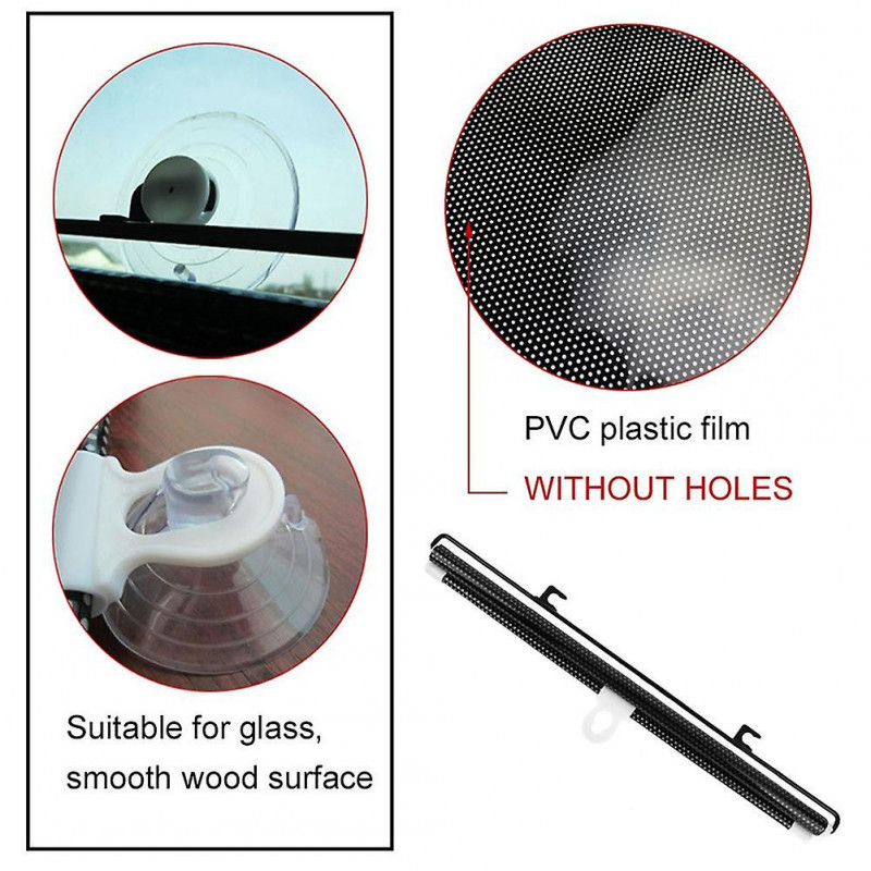 Car Home Window Black Roller Sun Block Blinds Shades Dog Children Protection