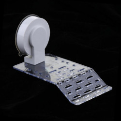 Aquarium Fish Tank Reptile Turtle Resting Island Rig With Suction Cup