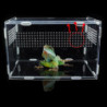 Transparent Acrylique Cellule de verre Reptile Fournitures pour animaux de compagnie pour animaux à sang froid [...]