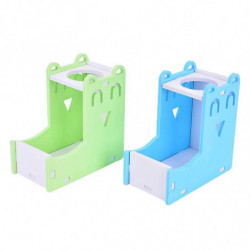 Plastic Hamster Drinker Water Bottle Dispenser Feeder Hanging Pet Drinking Shelf