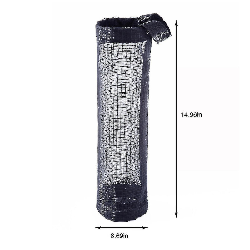 Plastic Bag Holder Mesh Hanging Storage Dispensers Foldable Breathable Washable Hanging Mesh Garbage Bag Organizer [...]