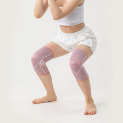 2pcs Women Men Compression Sleeve Elastic Knee Pad Breathable Meniscus