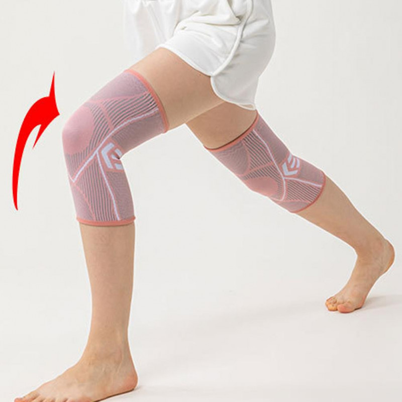 2pcs Women Men Compression Sleeve Elastic Knee Pad Breathable Meniscus