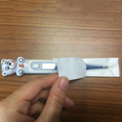 100pcs Digital Temperature Toll Thin Film Cover Fit For People And Pets