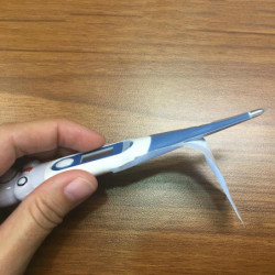 100pcs Digital Temperature Toll Thin Film Cover Fit For People And Pets