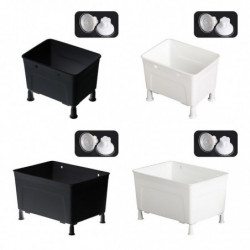 Turtle Tank Box with Suction Cups Separators Tool Multifunctional Area