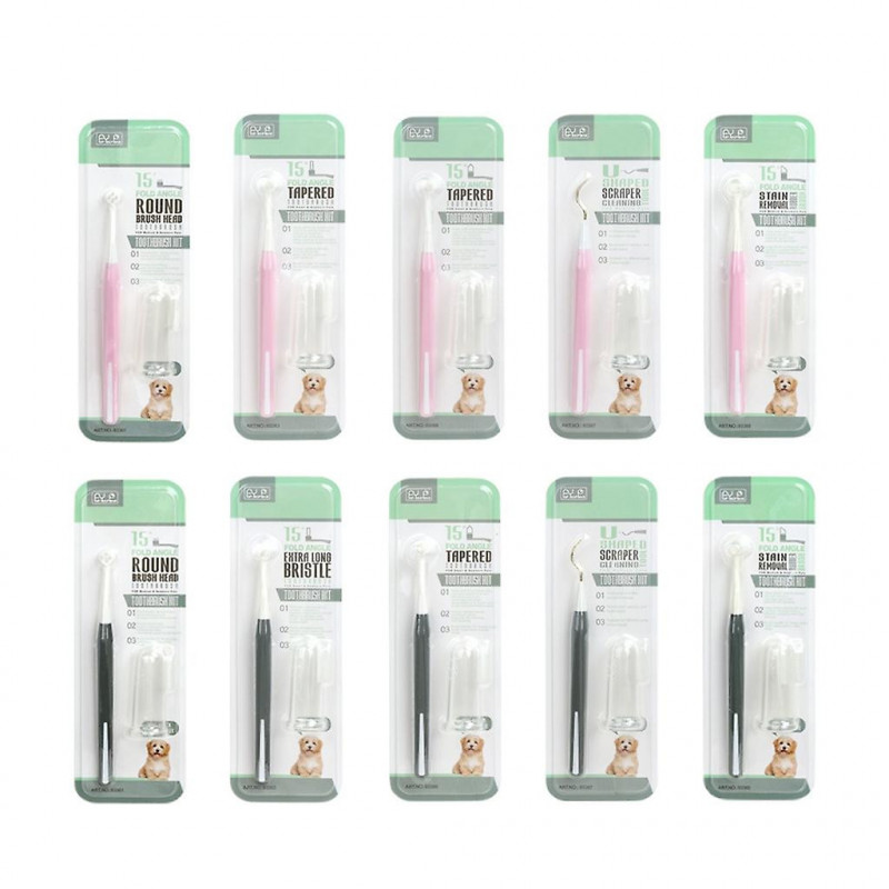 Dogs Toothbrush Soft Bristles Teeth Care Finger Brush Keeps Dogs Cats Healthy