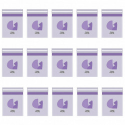 15pcs Garbage Bag Self-adhesive Waterproof Leakproof No Residue Cute Chick Pattern Disposable Car Trash Pouch [...]