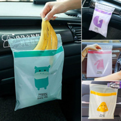 15pcs Garbage Bag Self-adhesive Waterproof Leakproof No Residue Cute Chick Pattern Disposable Car Trash Pouch [...]
