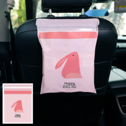 15pcs Garbage Bag Self-adhesive Waterproof Leakproof No Residue Cute Chick Pattern Disposable Car Trash Pouch [...]