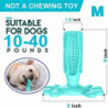 Dog Toothbrush Made Of Natural Rubber, Chew Toy For Teeth Cleaning, Dental Care, Puppy Training