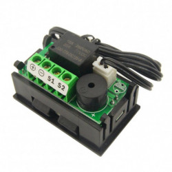 W2809 12v Ac110-220v Probe Digital Temperature Control Led Display Thermostat With Heat/cooling Con