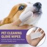 50pcs Lingettes dentaires pour animaux de compagnie Nettoie les gencives dentaires de soins bucco-dentaires [...]