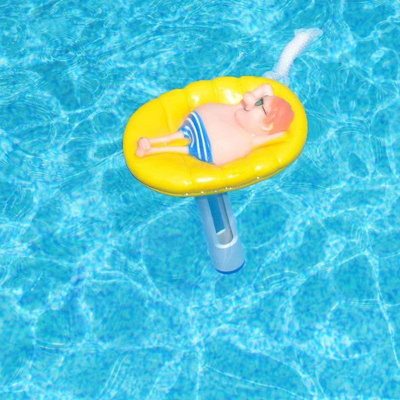 Pool Thermometer Waterproof Creative Accurate Funny Man-shaped Floating Temperature Meter For Measuring Pool Thermometer Waterproof Creative Accurate Funny Man-shaped Floating Temperature Meter For Measuring
