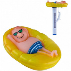 Pool Thermometer Waterproof Creative Accurate Funny Man-shaped Floating Temperature Meter For Measuring