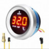 2024 52mm Water Temperature Gauge Car Digital Meter Led Display 9-36v With Temperature Sensor Alarm Function 2024 52mm Water Temperature Gauge Car Digital Meter Led Display 9-36v With Temperature Sensor Alarm Function