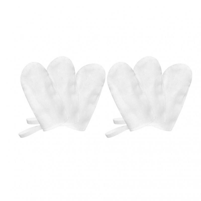6Pcs Baby Gauze Finger Toothbrushes Oral Hygiene Gauze Baby Teeth Cleaning Tool White 6Pcs Baby Gauze Finger Toothbrushes Oral Hygiene Gauze Baby Teeth Cleaning Tool White