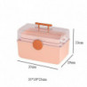 First Aid Case Box 3 Layer Emergency Kits Container for Closet Dorm Bathroom Pink First Aid Case Box 3 Layer Emergency Kits Container for Closet Dorm Bathroom Pink