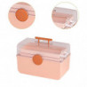 First Aid Case Box 3 Layer Emergency Kits Container for Closet Dorm Bathroom Pink First Aid Case Box 3 Layer Emergency Kits Container for Closet Dorm Bathroom Pink