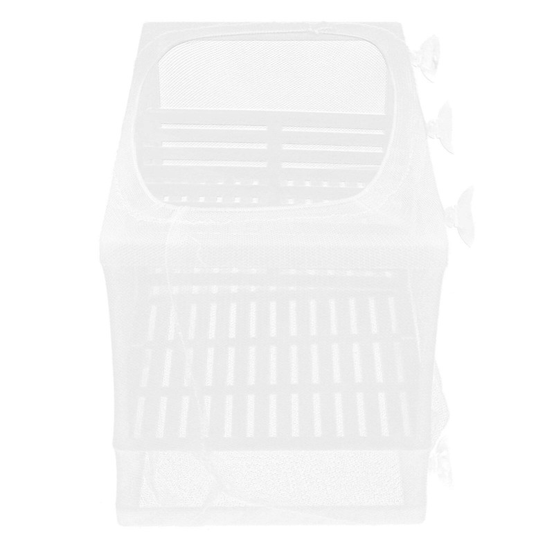 Fish Breeder Net Fry Hatchery Incubator with Suction Cup for Aquarium(Random Color)