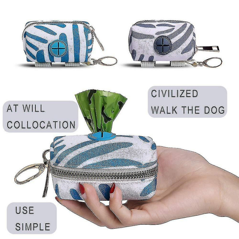 2 Pack Fashion Dog Poop Waste Bag Dispenser, Pet Dog Waste Bag Dispenser, Dog Poop Bag Holder