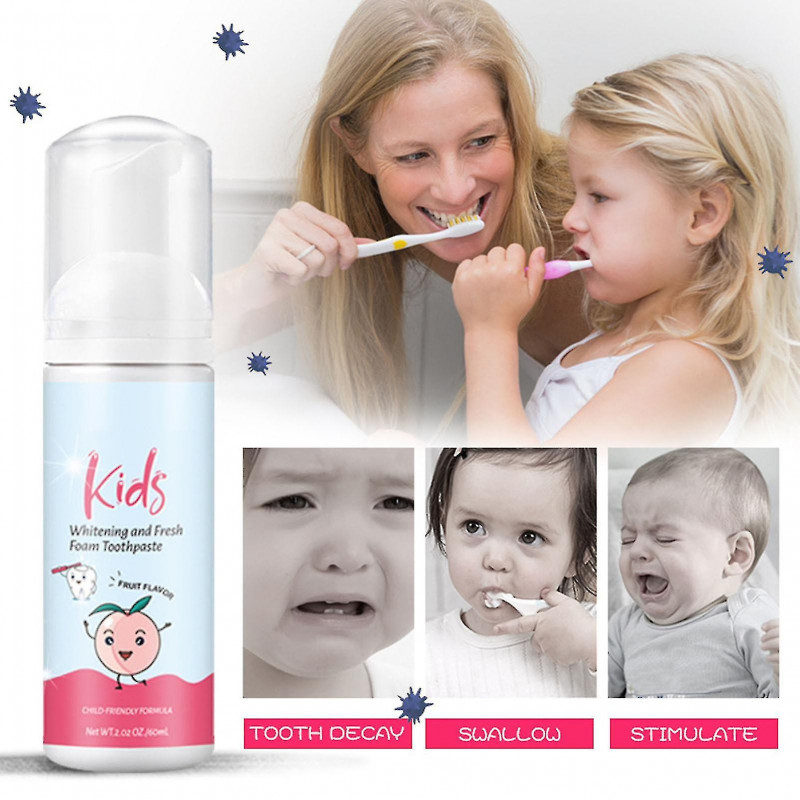 Foam Toothpaste For Kids Foam Toothpaste For Toddlers Natural Formula Foam Toothpaste For Electric Toothbrush [...]