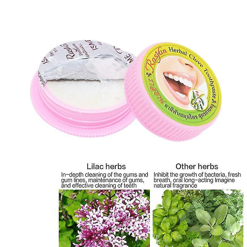Natural Herbal Clove Thailand Toothpaste Tooth Whitening Powder Oral Hygiene Cleaning Toothbrush Plaque Tartar [...]
