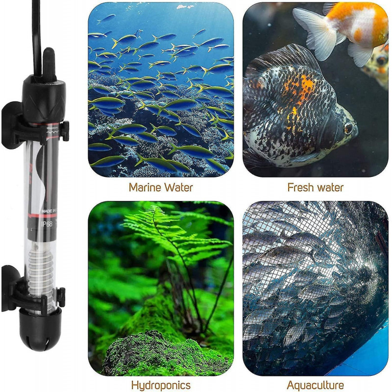 Adjustable Water Heater Mini Heating Rod Thermostat Controller,25w