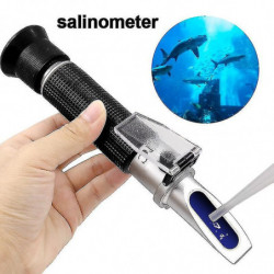 Salinity Refractometer Salt Water Tester For Sea Water Aquarium Tank Marine Industry