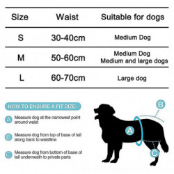 Pcs De 3 couches Laveables Réutilisables Pour Chien, Physiologi Chien Très Absorbant