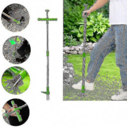 Weed Puller Weeder Twister Twist Pull Garden Lawn Root Killer Remover Tool