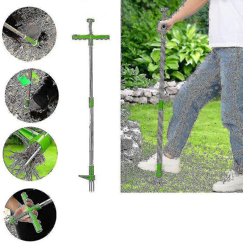 Weed Puller Weeder Twister Twist Pull Garden Lawn Root Killer Remover Tool
