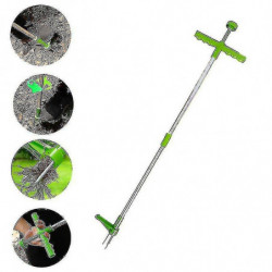 Weed Puller Weeder Twister Twist Pull Garden Lawn Root Killer Remover Tool