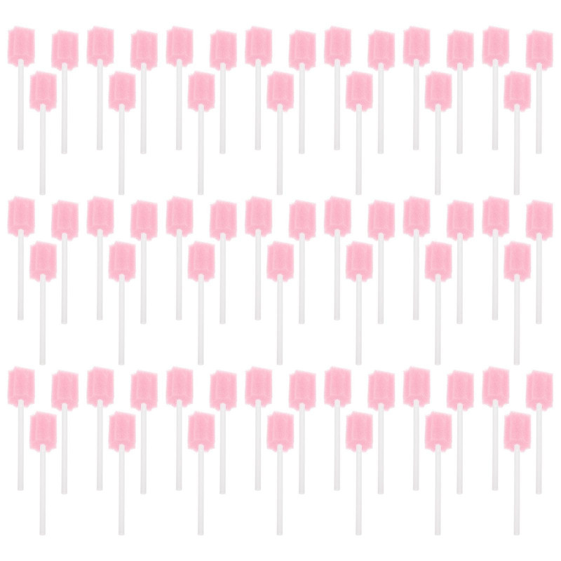 50pcs Disposable Oral Care Sponge Sticks Oral Care Products Oral Care Supplies