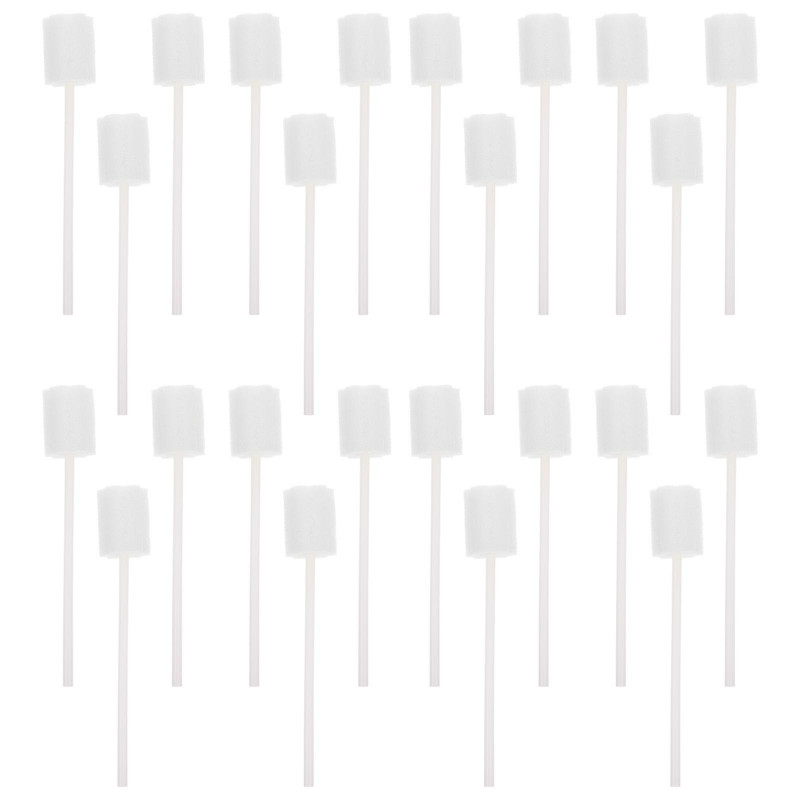 50pcs Disposable Oral Care Sponge Sticks Oral Care Products Oral Care Supplies